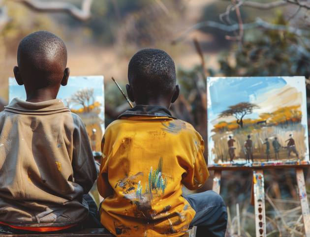 enfants peintres qui sommes nous- ceparc enfants peintres qui sommes nous- ceparc